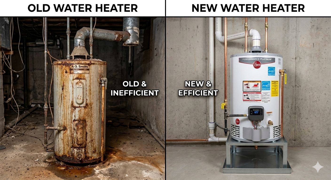 Water Heater repair or replacement and general plumbing services in New Hampshire by The Backflow Pro