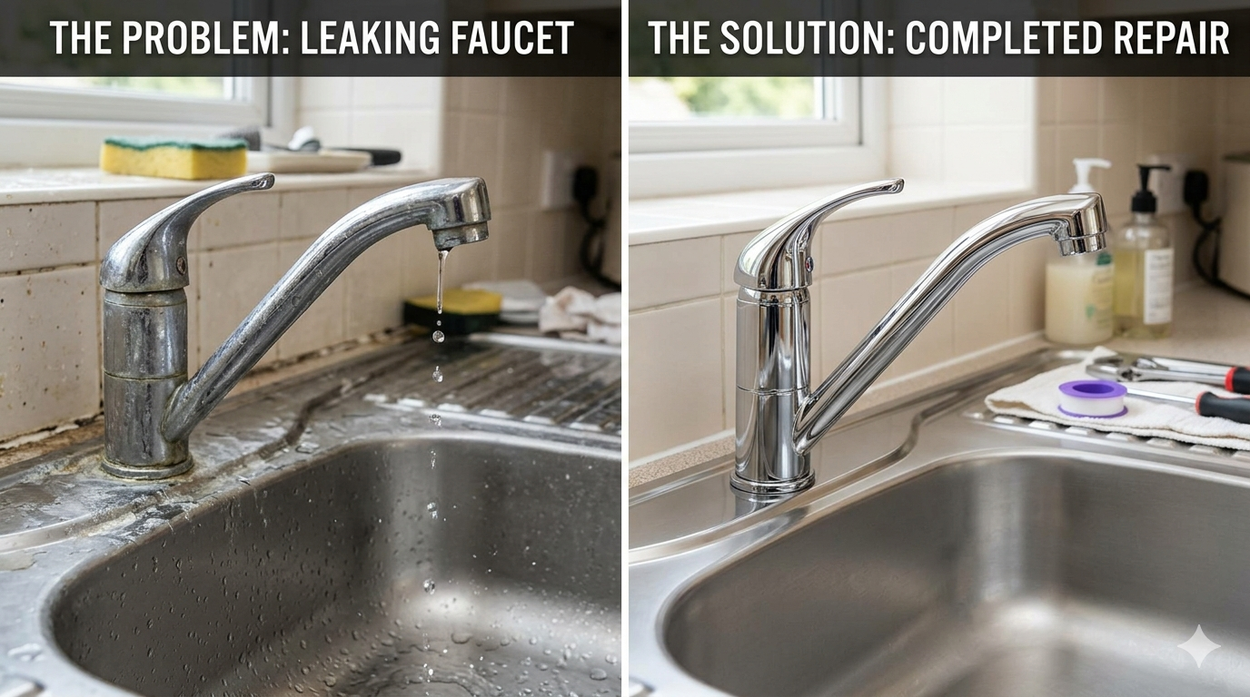 Faucet repair and general plumbing services in New Hampshire by The Backflow Pro